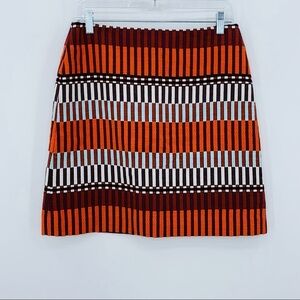 Ann Taylor Geometric Pattern Mini Skirt